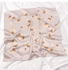 Set Quà Himhip Khăn Lụa Cao Cấp 65*65cm & Cài Áo Kèm Túi Hộp Thiệp - 245