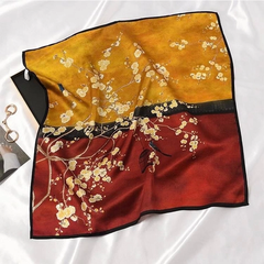 Set Quà Himhip Khăn Lụa Cao Cấp 53*53cm & Cài Áo Kèm Túi Hộp Thiệp - 246