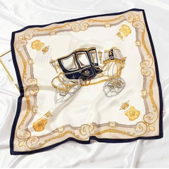 Set Quà HimHip Khăn Lụa Cao Cấp 65*65cm & Cài Khăn Kèm Túi Hộp Thiệp - 742