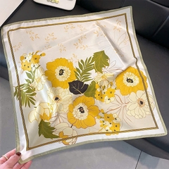 Set Quà HimHip 20/11 Khăn Lụa Cao Cấp 65*65cm & Cài Áo Kèm Túi Hộp Thiệp - 1114