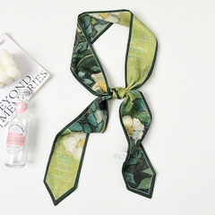 Set Quà HimHip 20/11 Khăn Lụa Tuban 126x7cm & Cài Áo Kèm Túi Hộp Thiệp - 1120