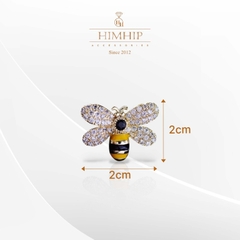 Pin Cài Áo HimHip Con Ong Mật Đáng Yêu HKCC Đính Phale 2cm