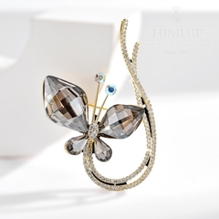 Set Quà 8/3 HimHip Khuyên Tai & Cài Áo Kèm Túi Hộp Thiệp - 256