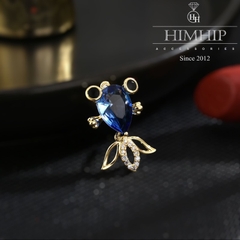 Set Quà HimHip Khăn Lụa Cao Cấp 53*53cm & Cài Áo Kèm Túi Hộp Thiệp - 1141