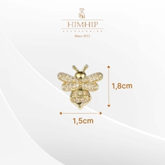 Pin Cài Áo HimHip Ong Chích Đáng Yêu HKCC Đính Phale 1,8*1,5cm