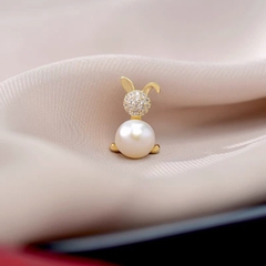 Pin Cài Áo HimHip Thỏ Mặt Phale Đáng Yêu HKCC Mix Trai 1,5 cm