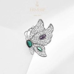 Set Quà 8/3 HimHip Kẹp Bấm & Cài Áo Kèm Túi Hộp Thiệp - 113