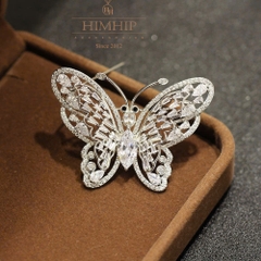 Set Quà 8/3 HimHip Khuyên Tai & Cài Áo Kèm Túi Hộp Thiệp - 264