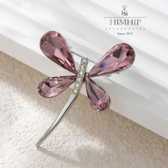 Set Quà Valentine 8/3 HimHip Khuyên Tai & Cài Áo Kèm Túi Hộp Thiệp - 267