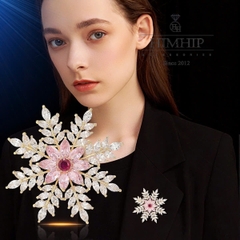 Set Quà Valentine 8/3 HimHip Khuyên Tai & Cài Áo Kèm Túi Hộp Thiệp - 272