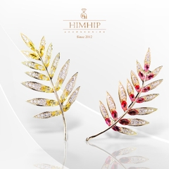 Trâm, Ghim Cài HimHip Cành Cây Thanh Lịch HKCC Đính Phale 5*5cm