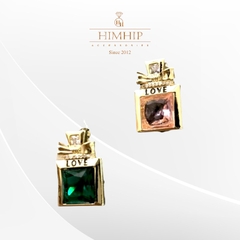 Trâm, Ghim Cài Áo Nhỏ HimHip Lọ Nước Hoa Love Đáng Yêu HKCC Đính Phale 1,5*2cm