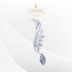 Trâm, ghim cài áo lông vũ phale sang trọng 5.5*1.5cm