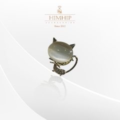 Pin Cài Áo HimHip Mèo Nhỏ Đáng Yêu HKCC Đính Phale 1*2cm