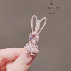 Set Quà Valentine 8/3 HimHip Khuyên Tai & Kẹp Mái Kèm Túi Hộp Thiệp - 294