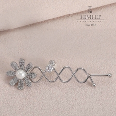 Set Quà 8/3 HimHip Khuyên Tai, Cài Áo & Kẹp Mái Kèm Túi Hộp Thiệp - 1170