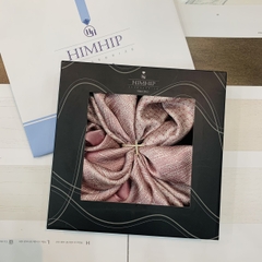 Set Quà Himhip Khăn Lụa Cao Cấp 65*65cm & Cài Khăn Kèm Túi Hộp Thiệp (Không Kèm Cài Áo) - 231