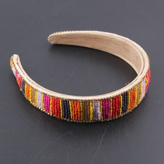 Bờm HimHip Vải Mix Đá Nhiều Màu Cá Tính 0.5x15cm