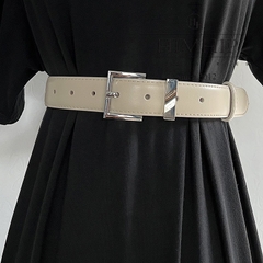 Dây Lưng HimHip Da Thật Khóa Chữ E Sang Trọng 3x100cm