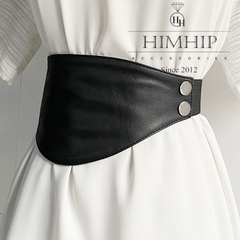 Dây Lưng HimHip Da PU Phối Chun Sang Trọng 73cm