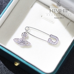 Trâm, Ghim Cài Kim Băng HimHip Charm Hành Tinh Thanh Lịch HKCC Đính Phale 3.5cm