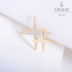 Trâm, Ghim Cài Áo Nhỏ HimHip 2 Ánh Sao Thanh Lịch HKCC Đính Phale 2,6*2,6cm nam nữ
