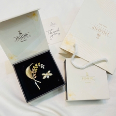 Set Quà Tặng Himhip Cài Áo Kèm Túi Hộp Thiệp - 340