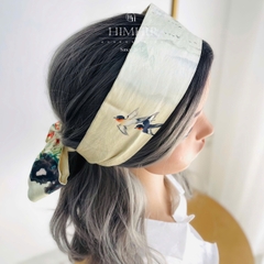 Khăn Lụa Tuban Lụa 129x7cm HimHip Khăn Thắt Túi Quà Tặng Khăn - 11