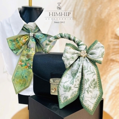 Khăn Lụa Tuban Lụa 125x7.4cm HimHip Khăn Thắt Túi Quà Tặng Khăn