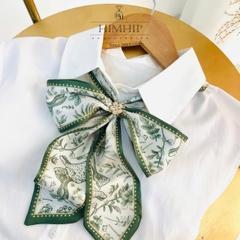 Khăn Lụa Tuban Lụa 125x7.4cm HimHip Khăn Thắt Túi Quà Tặng Khăn
