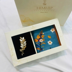 Set Quà HimHip Khăn Tuban Lụa Dài & Kẹp Tóc Kèm Túi Hộp Thiệp - 22