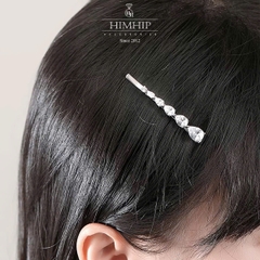 Kẹp Mái HimHip HKCC Giọt Sương Phale Lấp Lánh  6x0.7cm