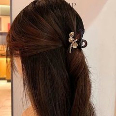 Kẹp Càng Cua HimHip Composite Hồng Nâu Phối Phale Thanh Lịch 4.5x3.4cm