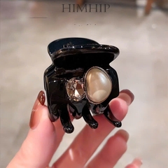 Kẹp Càng Cua HimHip Composite Hạt Đá Tam Giác Gắn Tròn Phale 3.x4cm