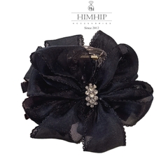 Kẹp Càng Cua HimHip Composite Hoa Vải Nơ Gắn Khóa Phale Thanh Lịch 11x9cm