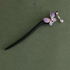 Trâm Cài Tóc HimHip Điệp Tử Ngọc Châu Kèm Hộp Phụ Kiện Áo Dài