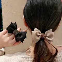 Dây Buộc Tóc HimHip Nơ Vải Thắt Dây Phale Thanh Lịch 9x5cm