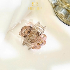 Kẹp Càng Cua HimHip Composite Hoa Đào Phale Thanh Lịch 8 Răng 4.5x4cm