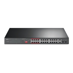 Switch 24-Port 10/100Mbps + 2-Port Gigabit Unmanaged PoE+ TP-Link TL-SL1226P