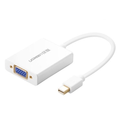 Cáp chuyển Mini Displayport to VGA + Audio Ugreen 10437 Vỏ nhôm cao cấp