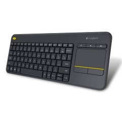Bộ Keyboard + Mouse Pad Logitech Wireless K400 Plus đen xám tối