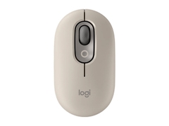 Chuột không dây Emoji Logitech POP Mouse Bluetooth màu Xám (Mist Sand)