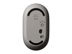 Chuột không dây Emoji Logitech POP Mouse Bluetooth màu Xám (Mist Sand)