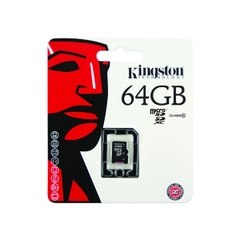 Thẻ Nhớ MicroSD Kingston 64GB Class 10 100Mbs