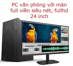 Bộ máy tính CPU G5905, Ram 8GB DDR4, SSD 128GB SATA3, Wifi, Màn Hình 24