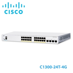 Thiết bị chuyển mạch CISCO Catalyst 1300 24-port GE, 4x1G SFP (C1300-24T-4G)