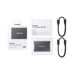 Ổ cứng di động SSD Samsung T7 Portable 1Tb USB3.2 (Màu xám)