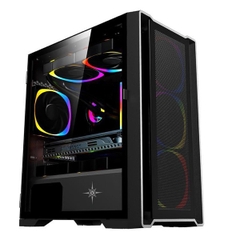 Vỏ case Kenoo esport M500 -3F - Màu đen MATX (3 Fan RGB)