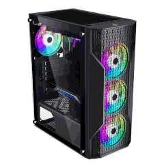 Vỏ máy tính KENOO ESPORT AF300 - Mầu Đen - (Size ATX)