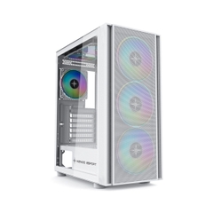 Vỏ máy tính Kenoo Esport EM700-3F màu trắng - (Size E-ATX)